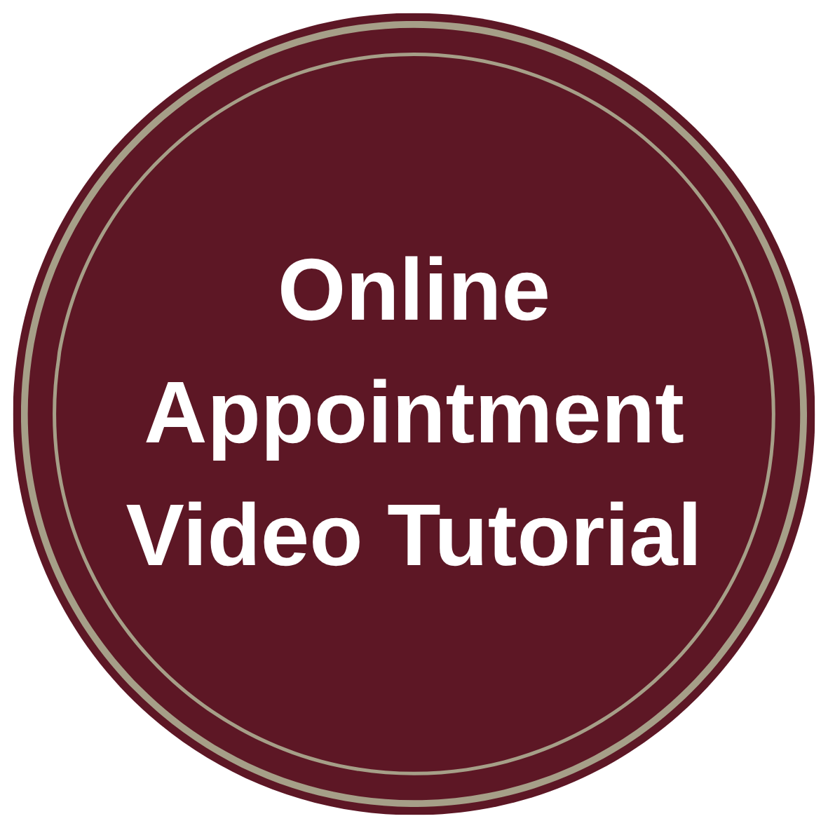 Online Appointment Video Tutorial Icon