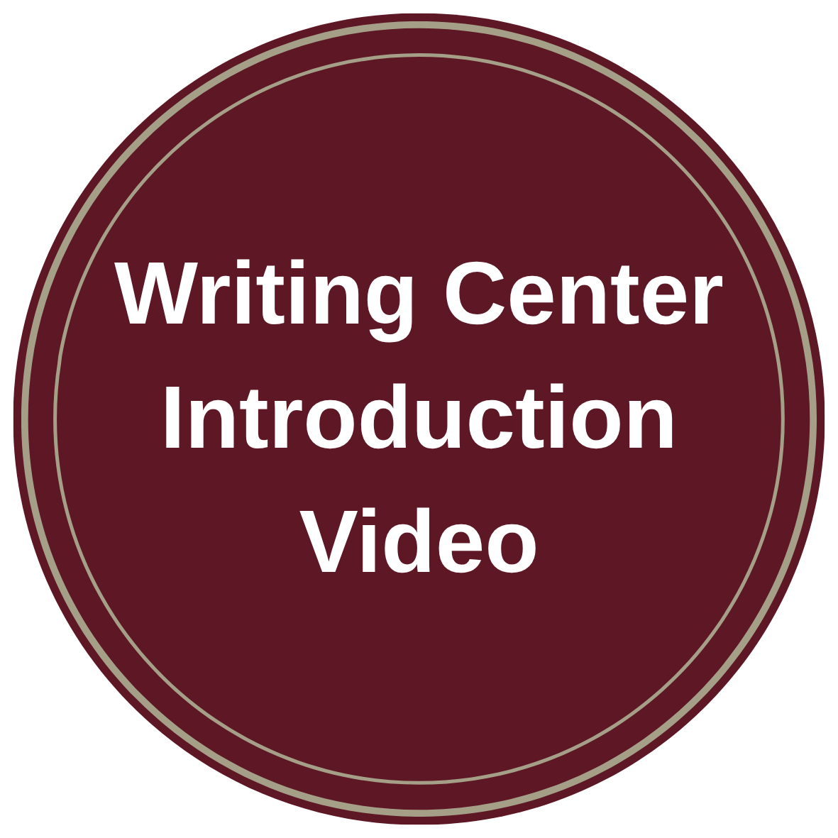 Writing Center Introduction Video Icon